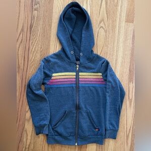 Aviator nation unisex dark blue hoodie sz 8